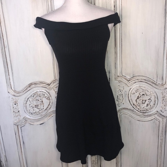Free People Beach Off the Shoulder Waisted Fit and Flair Dress Size S/P - Picture 1 of 10